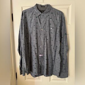 Random Access New York long sleeve shirt with dinosaurs - XL